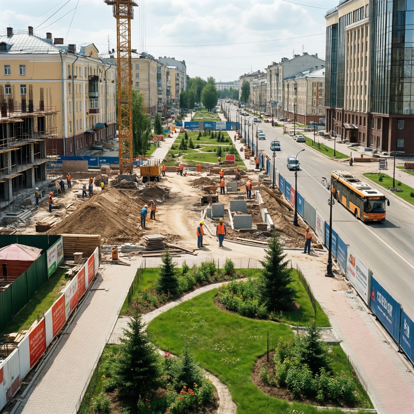 Благоустройство Новосибирска: актуальные городские проекты и изменения в районах области