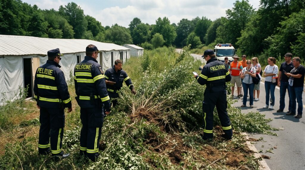 Чрезвычайные ситуации и безопасность: МЧС, учения, оповещение и защита населения - иллюстрация